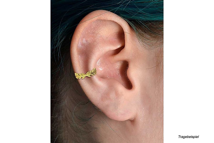 PIERCINGLINE Nasenpiercing Chirurgenstahl Segmentring Clicker BLÄTTERKRANZ günstig online kaufen