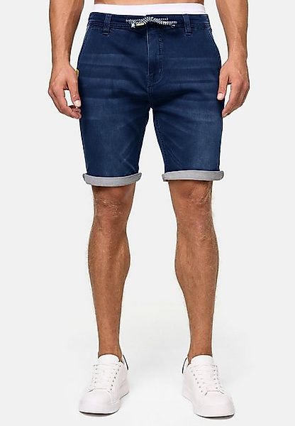 Indicode Jeansshorts Azibo elastischer Bund samt günstig online kaufen