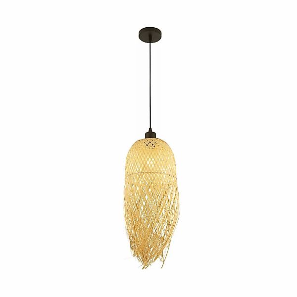 Hängeleuchte Bali, Ø 20 cm, Bambus, holz hell, E27 günstig online kaufen