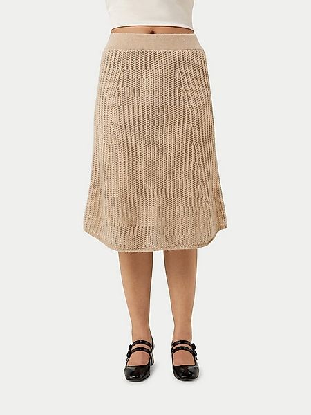 GOBI Cashmere Strickrock Kaschmir Rock aus Ajour-Strick günstig online kaufen