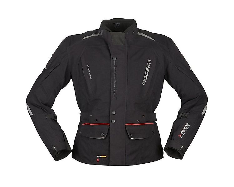 Modeka Motorradjacke Modeka Viper LT Textiljacke schwarz atmungsaktiv günstig online kaufen