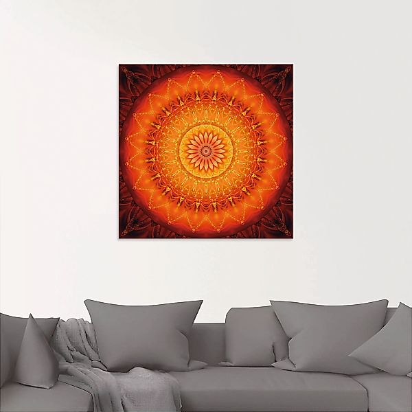 Artland Glasbild »Mandala Energie 1«, Muster, (1 St.), in verschiedenen Grö günstig online kaufen