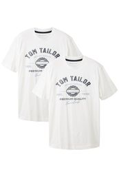 TOM TAILOR T-Shirt Logo 2-er Pack günstig online kaufen