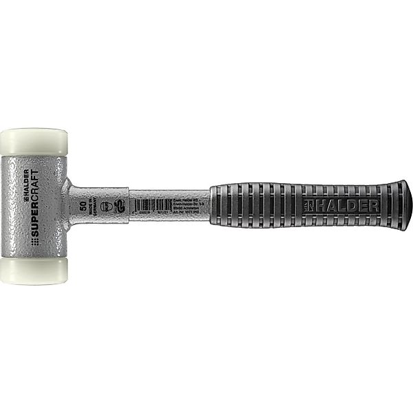 Halder Supercraft Schonhammer Ø 50 mm Rückschlagfrei mit Bruchsicherem Stah günstig online kaufen