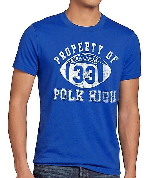 style3 T-Shirt Property of Polk High nette football bundy schrecklich famil günstig online kaufen