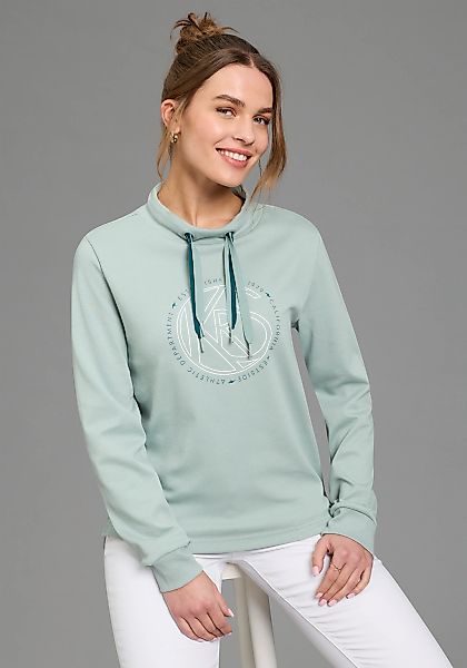 KangaROOS Sweatshirt, mit Stehkragen und Frontdruck günstig online kaufen