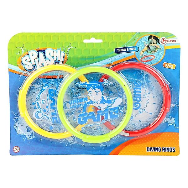 Toi-Toys Badespielzeug SPLASH Tauchringe (3 Stück), günstig online kaufen