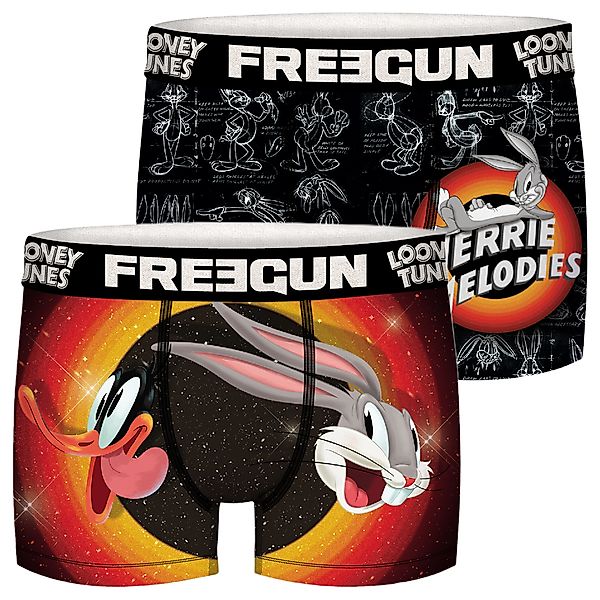 Freegun Looney Tunes Herren Boxershorts Bugs Bunny Daffy Duck 2er Pack günstig online kaufen