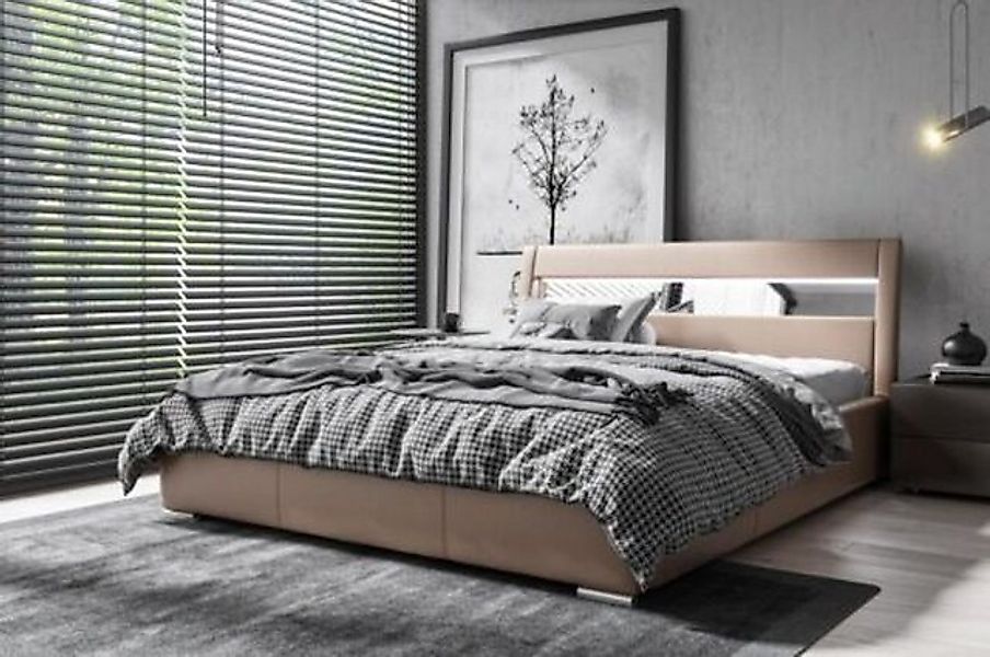 JVmoebel Polsterbett Bettrahmen Holz Bett Doppel Hotel Bett Schlafzimmer Be günstig online kaufen