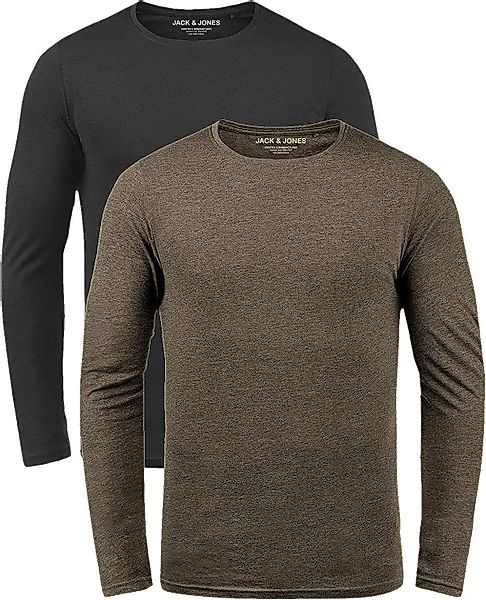 Jack & Jones Langarmshirt (Set, 2er-Pack) günstig online kaufen