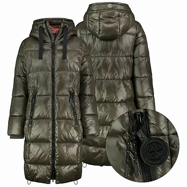 SUBLEVEL Steppjacke Damen Lange Stepp Mantel Winter Jacke Warm Mantel Stepp günstig online kaufen