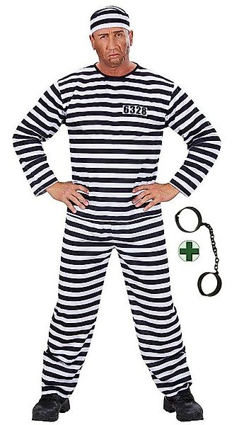 Karneval-Klamotten Kostüm Sträflingskostüm Herren Sträflingskette Mütze, He günstig online kaufen