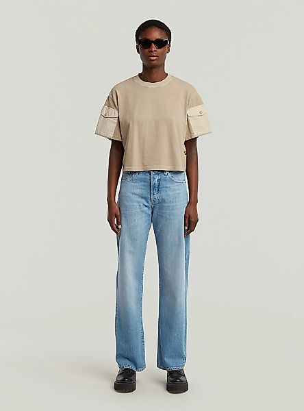 G-STAR T-Shirt "Washed Mix Boxy Cropped T-Shirt" günstig online kaufen