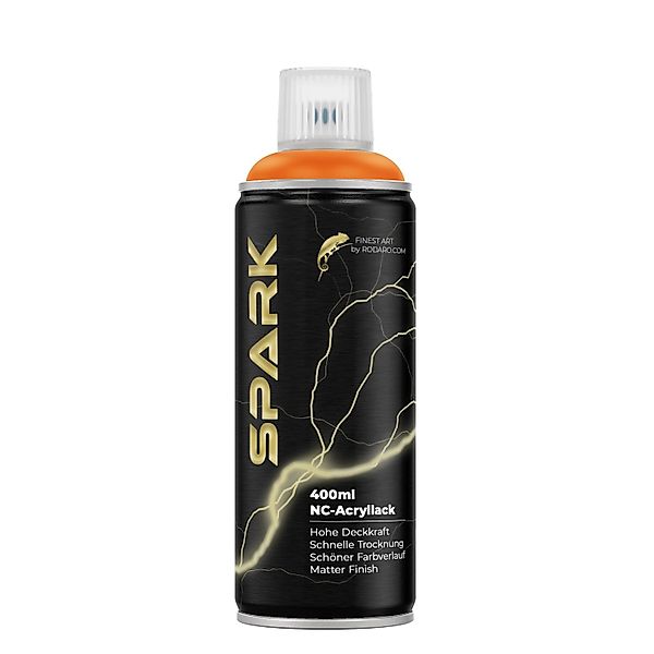 SPARK Spraydose 400ml Matte Farbe Leuchtorange günstig online kaufen