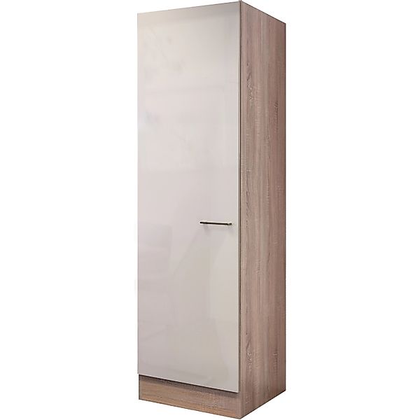 Flex-Well Exclusiv Geschirrschrank Orlando 50cm Kaschmir Glanz-Sonoma Eiche günstig online kaufen