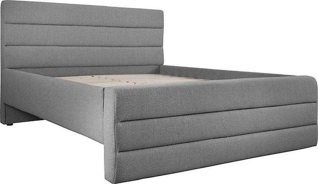 OTTO products Polsterbett "Merrit", Quernaht im Kopf- und Fußteil, in 5 Bre günstig online kaufen