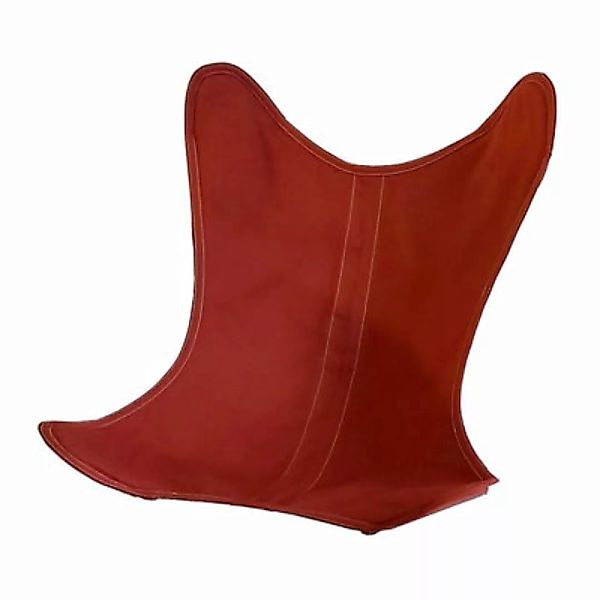 Hülle  textil rot orange OUTDOOR-Baumwollgewebe / Für AA Sessel Butterfly - günstig online kaufen