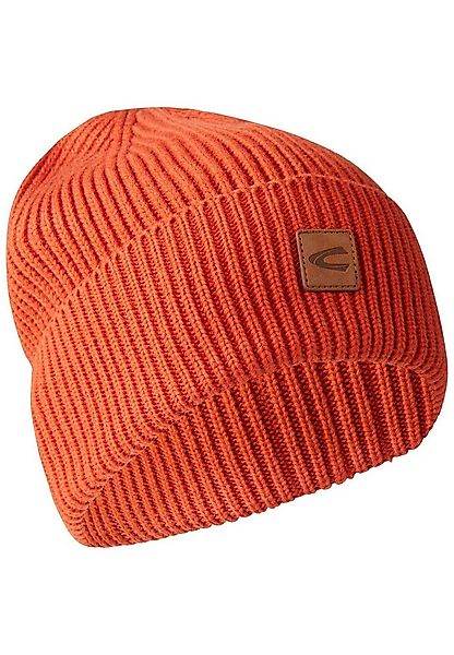camel active Baseball Cap Beanie aus einem Baumwoll-Kaschmir-Mix günstig online kaufen