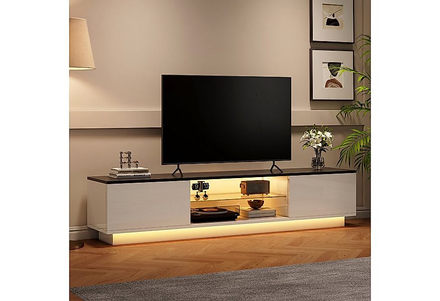 Furnishings Home TV-Schrank LED Lowboard Fernsehschrank, Breite 140/160 cm günstig online kaufen