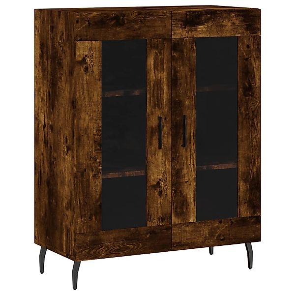 vidaXL Sideboard Räuchereiche 69,5x34x90 cm Holzwerkstoff 827809 günstig online kaufen