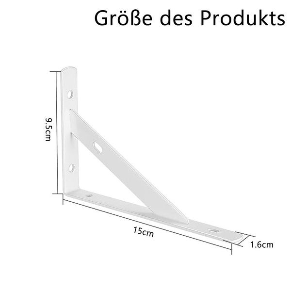 NUODWELL Wandregalhalter 8 Stück Regalhalterungen,90 Grad günstig online kaufen