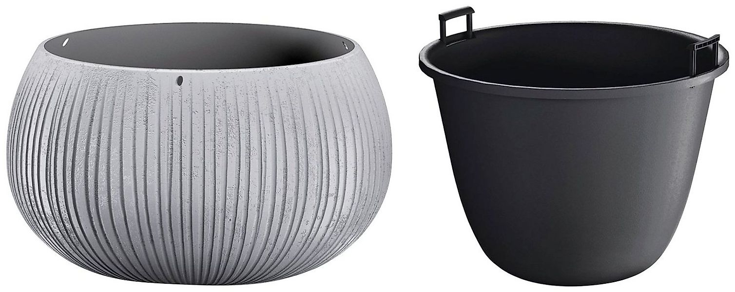 Prosperplast Blumentopf Beton Bowl (1 St), Ø37cm x 21,8cm günstig online kaufen