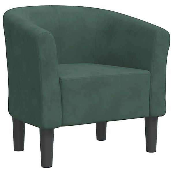 vidaXL Clubsessel Dunkelgrün Samt 356444 günstig online kaufen