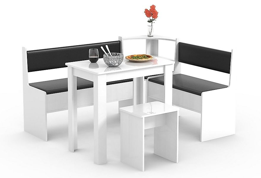 VCM Essgruppe Eckbankgruppe Sitzgruppe Esal Mini, (Set, 5-tlg., 1x Esstisch günstig online kaufen