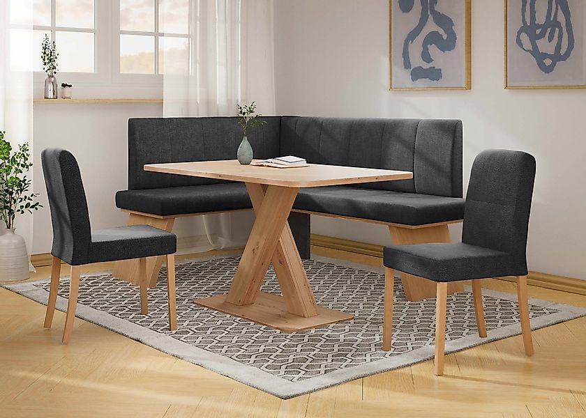 Home affaire Eckbankgruppe "Nina", (Set, 4 tlg., 4er), Sitzgruppe Esszimmer günstig online kaufen