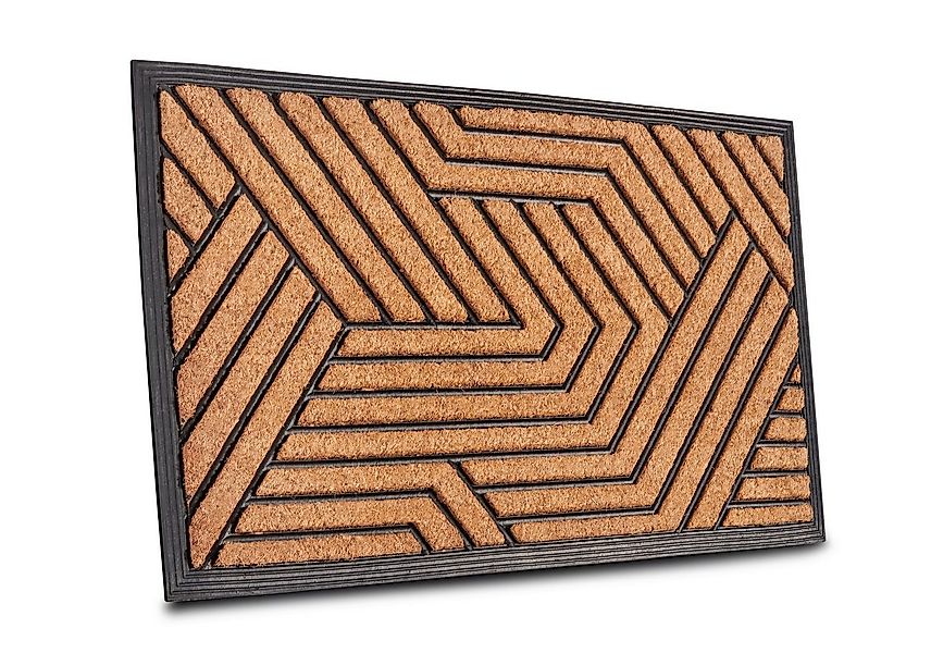 HANSE Home Fußmatte Mix Mats Gummi Kokos Labyrinth, Türmatte, rechteckig, H günstig online kaufen