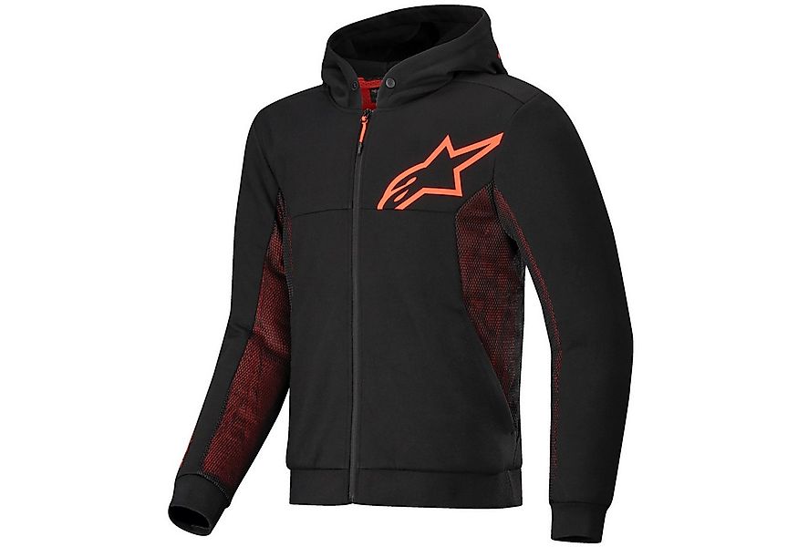 Alpinestars Motorradjacke Alpinestars Chrome Air Sport Hoodie Schwarz / Rot günstig online kaufen