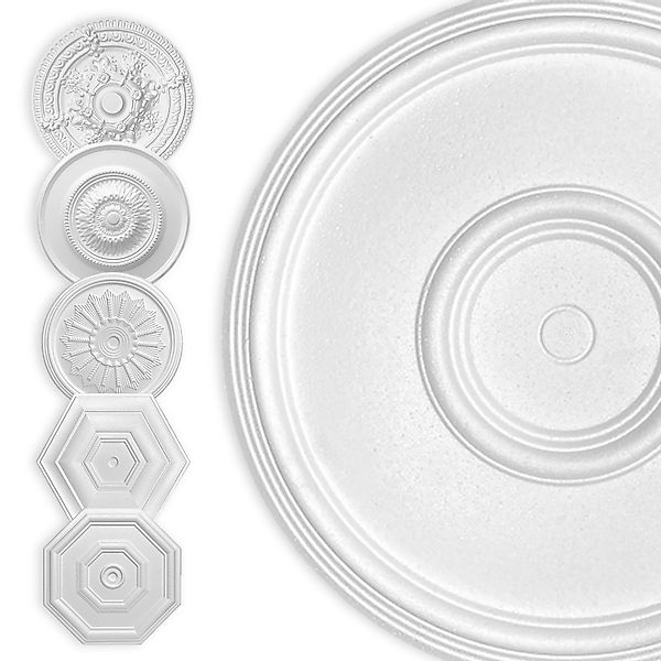 Hexim Wanddekoobjekt Kreis 40cm (HEXIM Stuckrosette günstig online kaufen