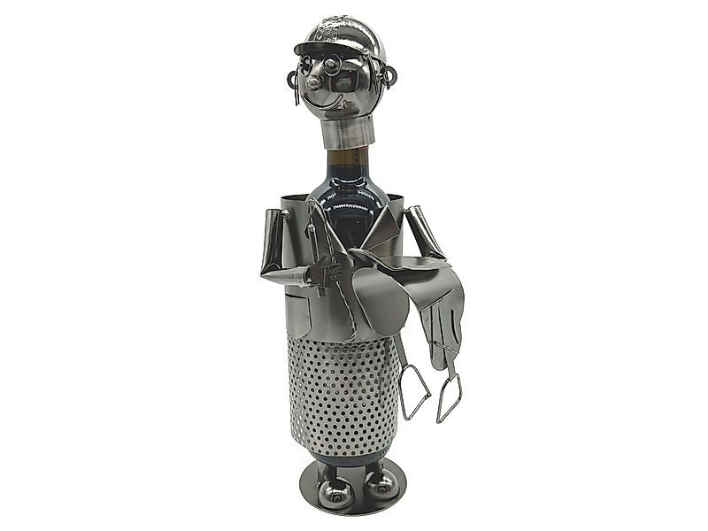eXODA Weinflaschenhalter Jockey aus Metall, (1x günstig online kaufen