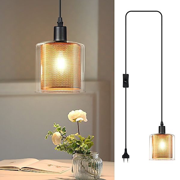 ZMH Pendelleuchte Esszimmer Vintage Pendellampe mit günstig online kaufen
