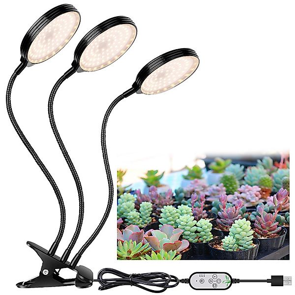 MUPOO Pflanzenlampe Pflanzenlampe LED, Dimmbar Pflanzenlicht günstig online kaufen