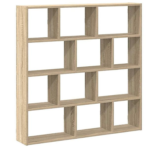 vidaXL Regal Würfelregal 12 Fächer Sonoma-Eiche Holzwerkstoff, 1-tlg. günstig online kaufen