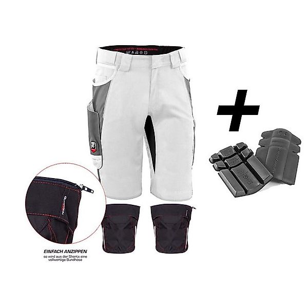 Qualitex Workwear Arbeitsshorts HANDWERKER-BUNDLE IRON Shorts + Kniepolster günstig online kaufen