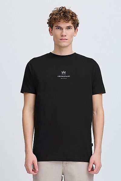 Kronstadt Rundhalsshirt KSMccarto Basic T-shirt mit Logo günstig online kaufen
