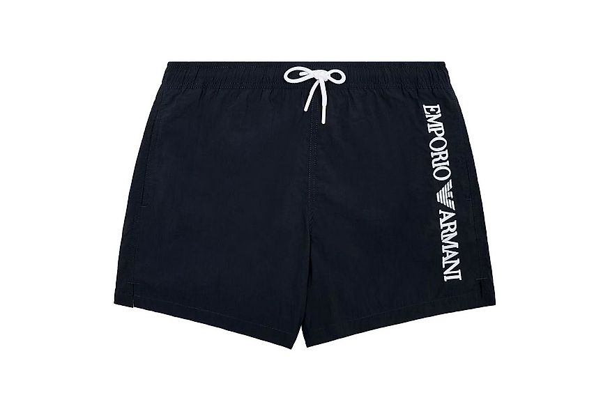 Emporio Armani Badeshorts Boxer Beachwear mit seitlichem Logoprint günstig online kaufen