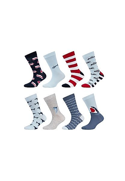 Camano Socken "Kindersocken ca-soft 8er Pack" 8er Pack Ohne drückenden Gumm günstig online kaufen