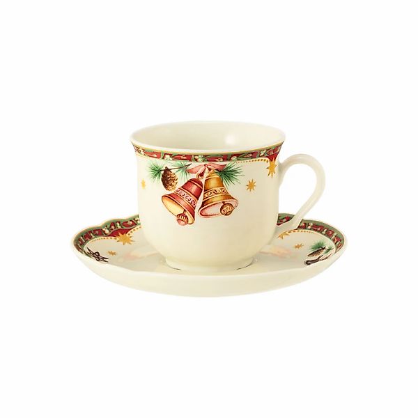 Seltmann Weiden Tasse "Kaffeetasse mit Untertasse Marieluise Weihnachtsnost günstig online kaufen