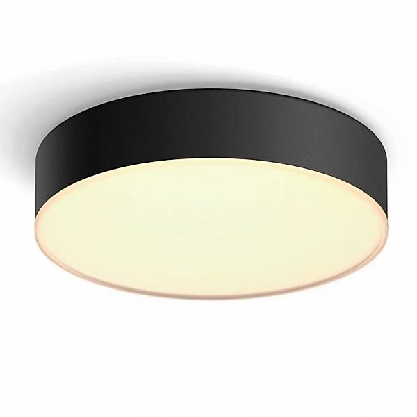 Philips Hue Bluetooth White Ambiance LED Deckenleuchte Enrave in Schwarz 9, günstig online kaufen