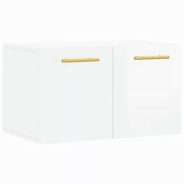 vidaXL Hängeschrank Wandschrank Hochglanz-Weiß 60x36,5x35 cm Holzwerkstoff günstig online kaufen