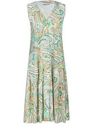 Ärmelloses Jersey-Kleid Marta Green Cotton weiss günstig online kaufen