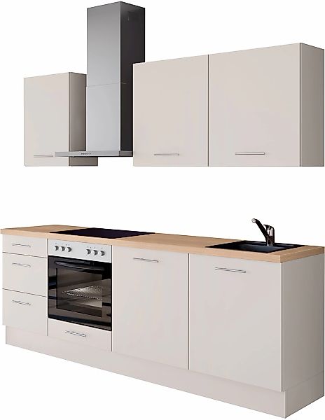 IMPULS KÜCHEN Küchenzeile ""Kopenhagen", Ausrichtung wählbar, Schubkästen m günstig online kaufen