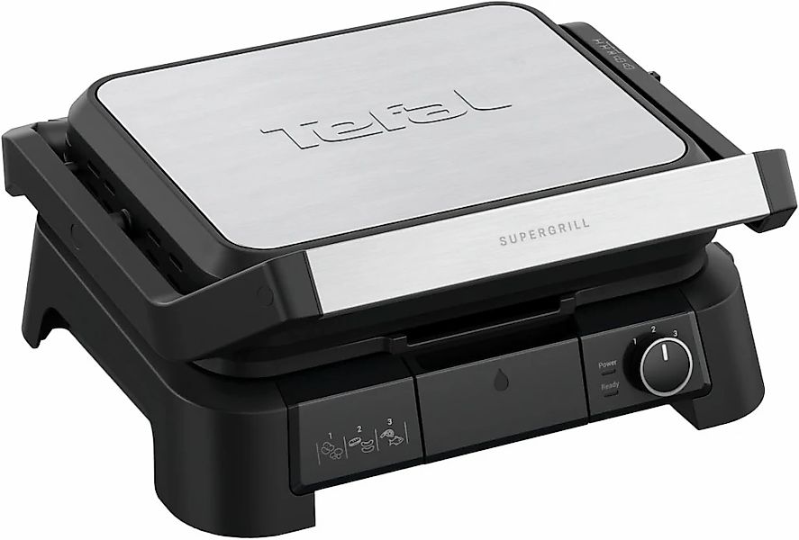 Tefal Kontaktgrill "SuperGrill 3in1, Kontaktgrill, Barbeque-, Ofenposition, günstig online kaufen