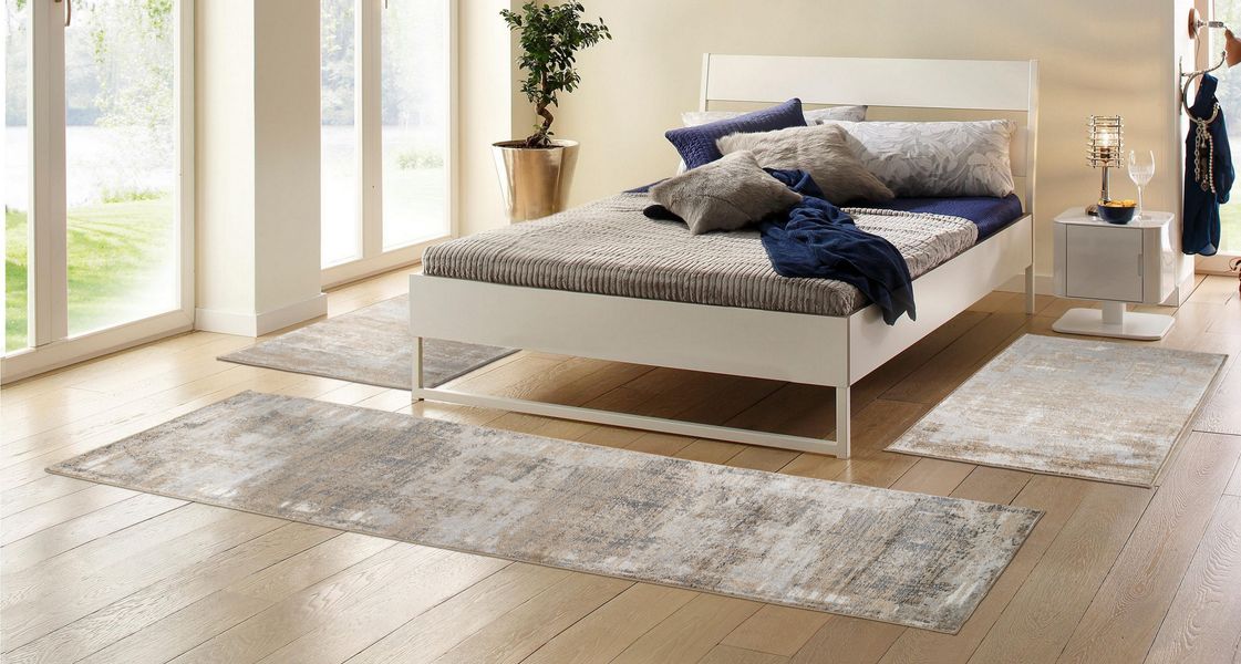 my home Bettumrandung "Hamsa" Höhe 9 mm 3 Stk. tlg. dezenter Glanz, Schrump günstig online kaufen