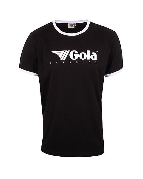 Gola T-Shirt Logo Classics Print Ringer (Baumwolle) schwarz Herren günstig online kaufen