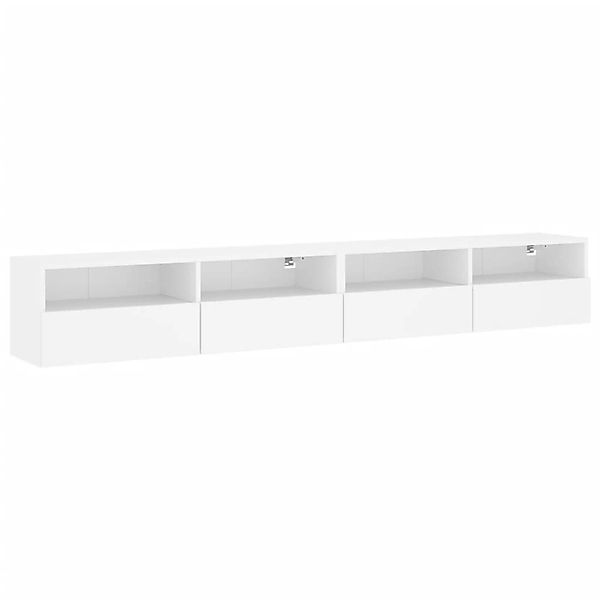 vidaXL TV-Wandschränke 2 Stk Weiß 100x30x30 cm Holzwerkstoff 836883 günstig online kaufen