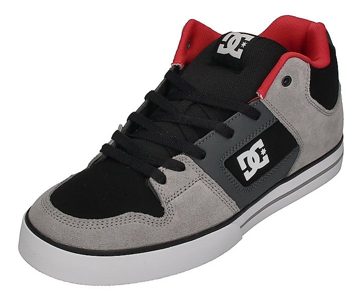 DC Shoes Pure MID ADYS400082-WBI Skateschuh black grey red günstig online kaufen